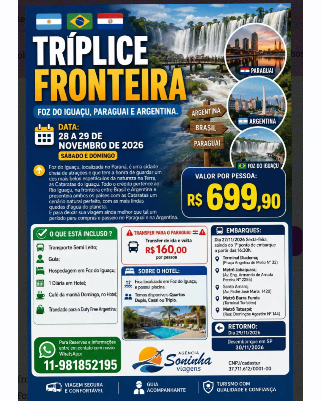 Viagem Triplice Fronteira